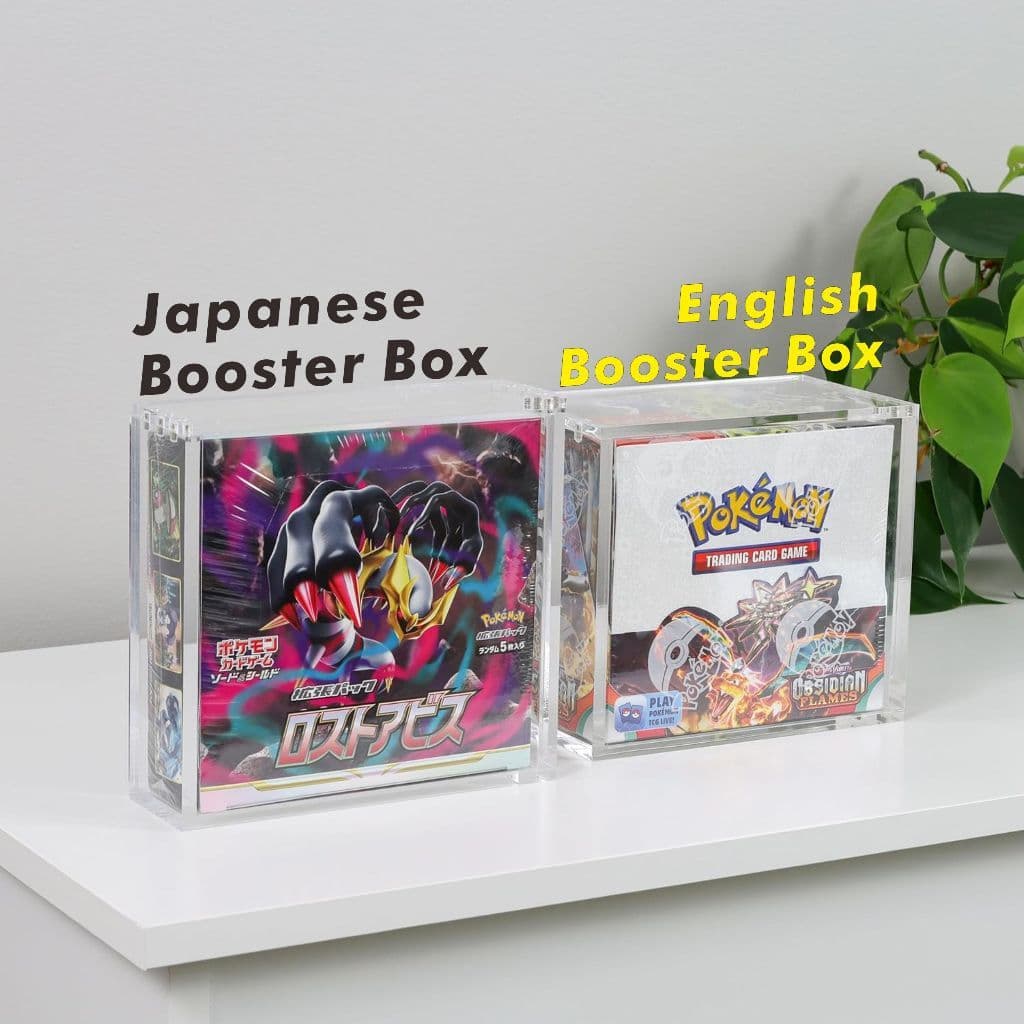 1PC Acrylic Magnetic Case For ETB /English Booster/Japanese Small Booster/Japanese Booster 5mm Thick Protector Stackable รูปที่ 5