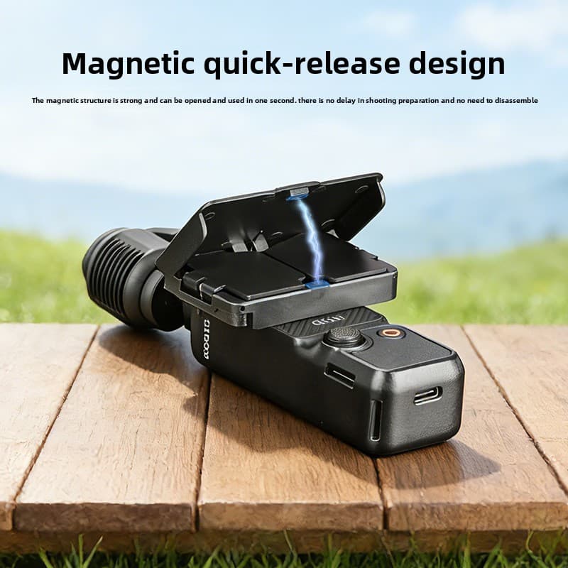 เหมาะสําหรับ Big DJI OSMO POCKET 4/Pocket 3 Screen Hood Sunshade ฝาครอบป้องกันแบบพับได้ Anti-Glare อุปกรณ์เสริม รูปที่ 3