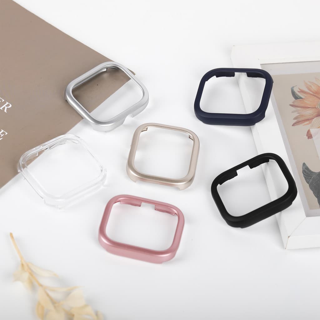 สายซิลิโคนกรณีพีซี for Smartwatch Xiaomi Redmi Watch 6 5 แถบยางกีฬาอ่อนฝาครอบคลุมหน้าจอแข็ง for Xiaomi Redmi Watch 4 รูปที่ 5