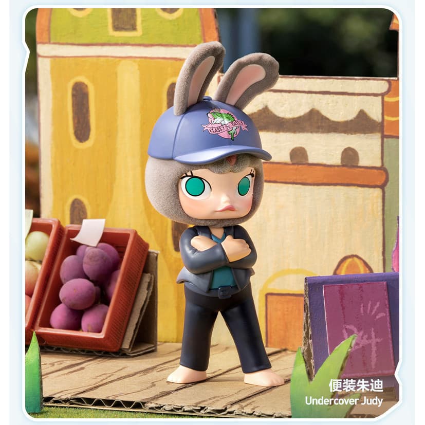 POPMART MOLLY Crazy Zoo Joint Series ฟิกเกอร์ของเล่น Mystery Box Gift รูปที่ 5