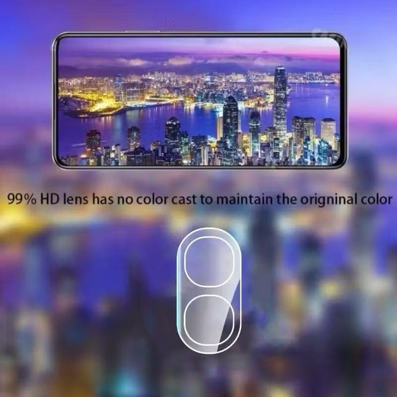 ฟิล์มกระจกเต็มเลนส์กล้อง OPPO A6X A6Pro A5X A5Pro A3X A3Pro กันรอย 9H ปกป้องเลนส์กล้องแบบเต็มพื้นที่ ตรงรุ่น รูปที่ 5