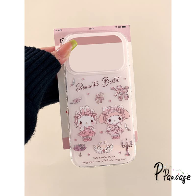 เคสไอโฟน17 Airเคส IMD ลาย Melody โบว์ น่ารัก สไตล์ฮิต สำหรับ IPhone 14 17 13 11 15 12 16 Pro Max 7 8 15 14 16 Plus รูปที่ 5
