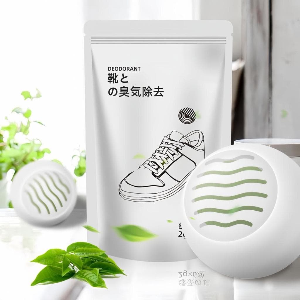 ซื้อ1แถม2 / ซื้อ2แถม3 ลูกบอลดับกลิ่นรองเท้า สูตรชาเขียวธรรมชาติ ขจัดกลิ่นอับติดทนนาน 1แพ็คมี6ลูก รูปที่ 8