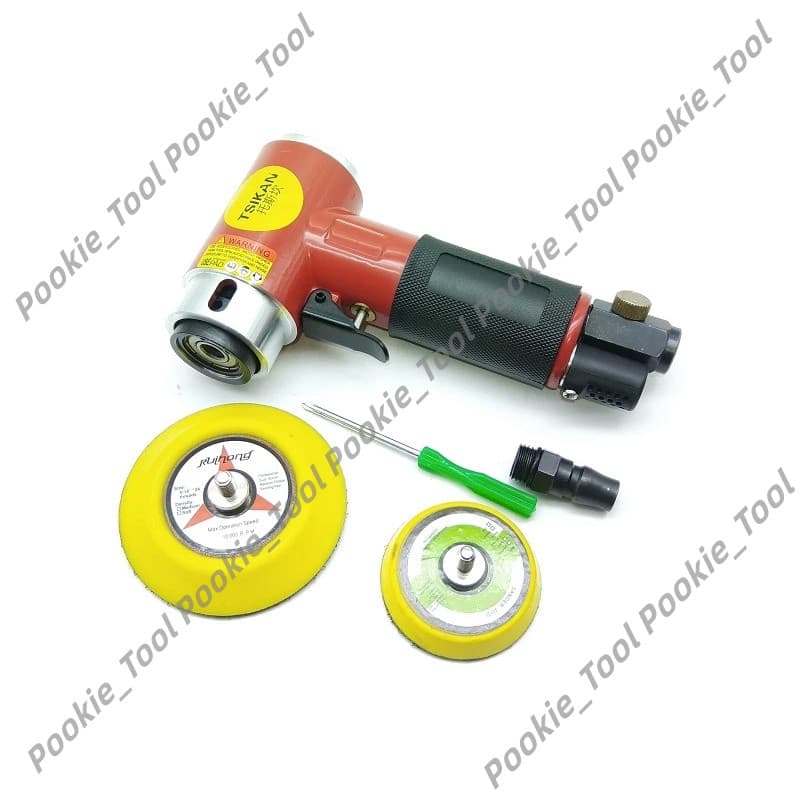 เครื่องมือขัด Air Angle Sander 90 Pneumatic ขนาดเล็ก + แผ่นขัด 2 นิ้ว 3 นิ้ว รูปที่ 3