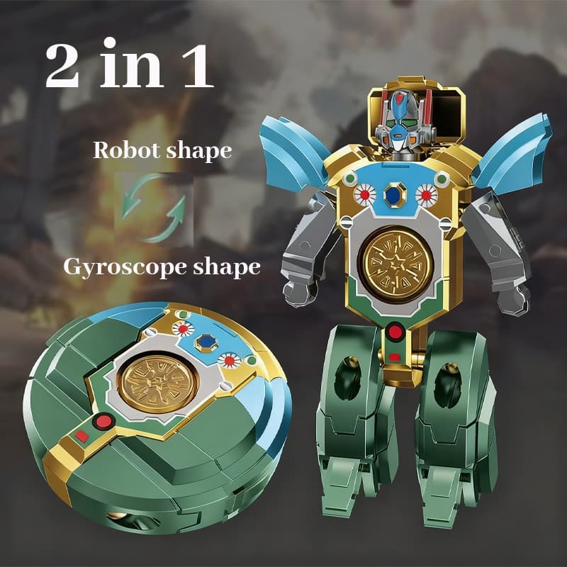 GeeToy 2-in-1ของเล่นฟิดเจ็ตสปินเนอร์แบบเปลี่ยนรูปได้ ของเล่นคลายเครียดแสนสนุก และของเล่นเสริมการเรียนรู้สำหรับเด็ก รูปที่ 2