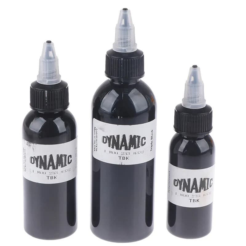 DYNAMIC หมึกสัก สีแท้100% หมึกไดนามิก หมึกสีดำ สีสักไดนามิกของแท้ 30/60/90/240ml สำหรับเครื่องสัก รูปที่ 9