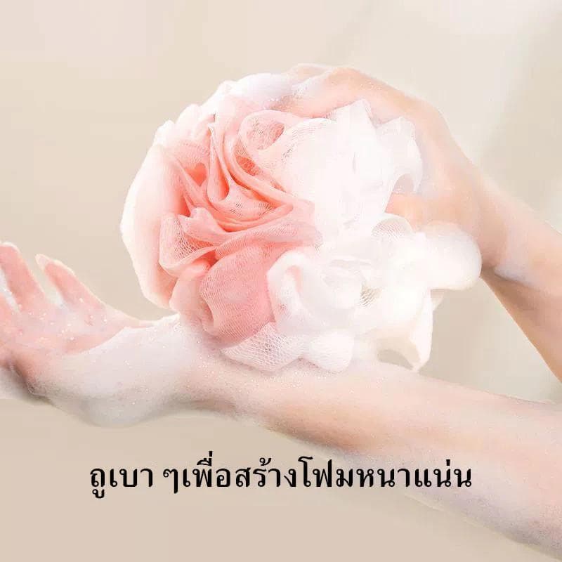 ใยขัดผิว ใยอาบน้ำ ใยขัดตัว ใยบวบ สครับขัดผิว ใยฟองน้ำขัดตัว ใยฟองน้ำอาบน้ำ ที่ขัดตัว อุปกรณ์อาบน้ำ สบู่ รูปที่ 3