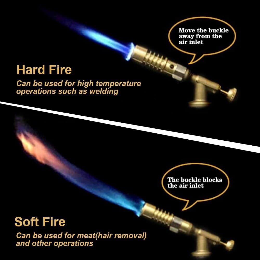 หัวพ่นไฟ หัวพ่นแก๊ส Gas Torch สำหรับแก๊สกระป๋องให้ความร้อนสูง รูปที่ 7