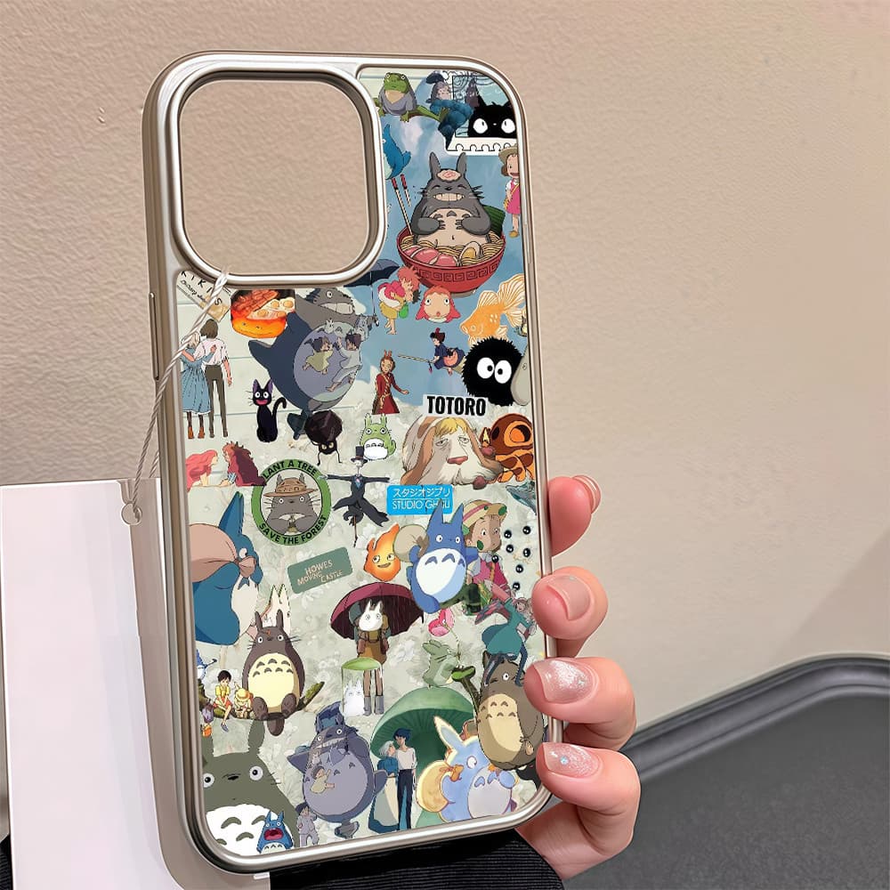 เคสไอโฟน11 ภาพประกอบอนิเมะโดยมิยาซากิ ฮายาโอะ For IPhone 17 13 16 15 12 14 Pro Max Case XR 7Plus X 16 14 15 Plus XS Max รูปที่ 5