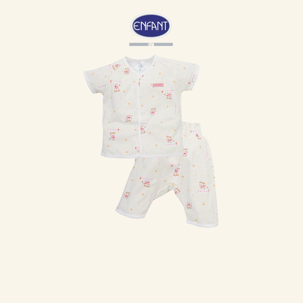 ENFANT ชุดSnap แขนสั้น 3เดือน-2ปี กวาง ED1DN4 รูปที่ 1