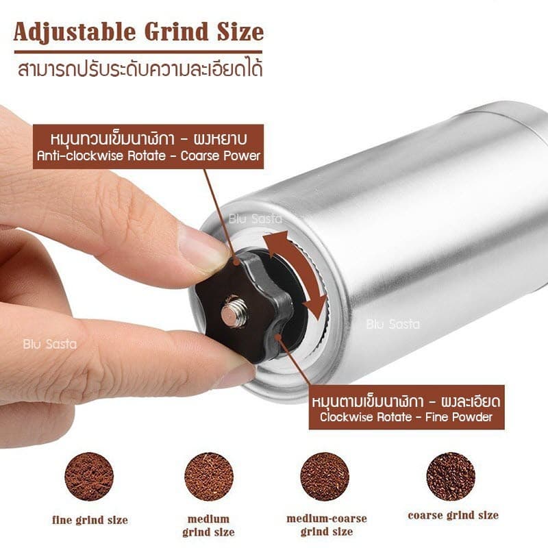 ชุดเริ่มต้น ออกร้าน หม้อต้มกาแฟ Moka Pot 1/2/3/6/9/12 cup-พร้อมใช้พร้อม เตา ที่บดกาแฟ ชุดของขวัญ ครบชุด รูปที่ 3