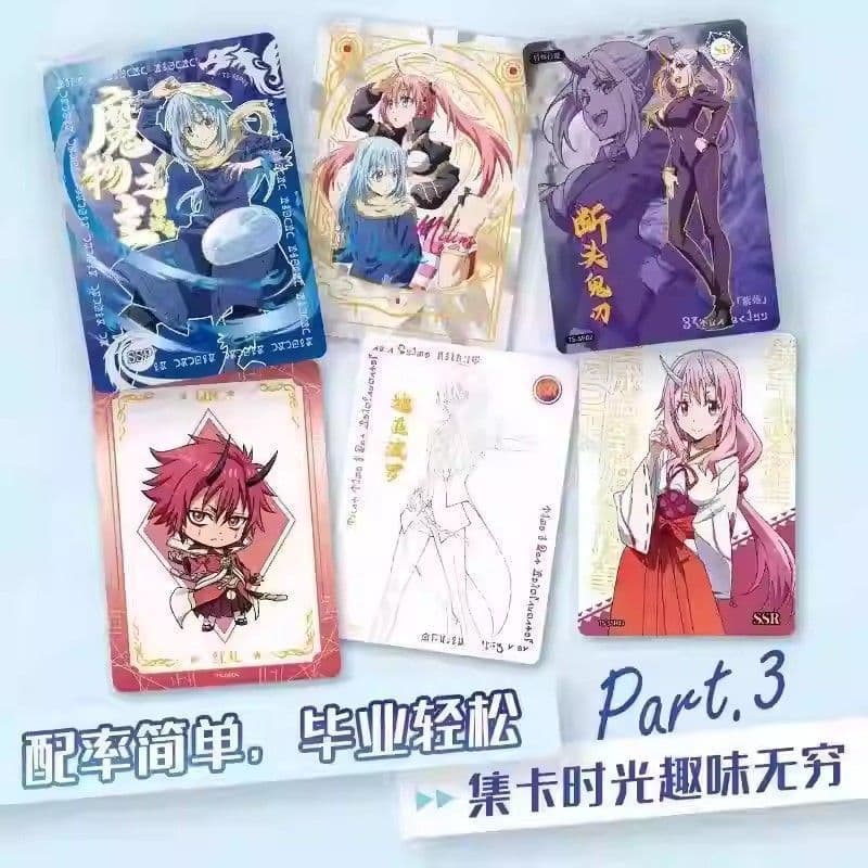 Jikashe ของแท้เกี่ยวกับการกลับชาติมาเกิดเป็น Slime Collection Card Commemorative Edition การ์ดแอนิเมชั่นทั้งกล่อง รูปที่ 5