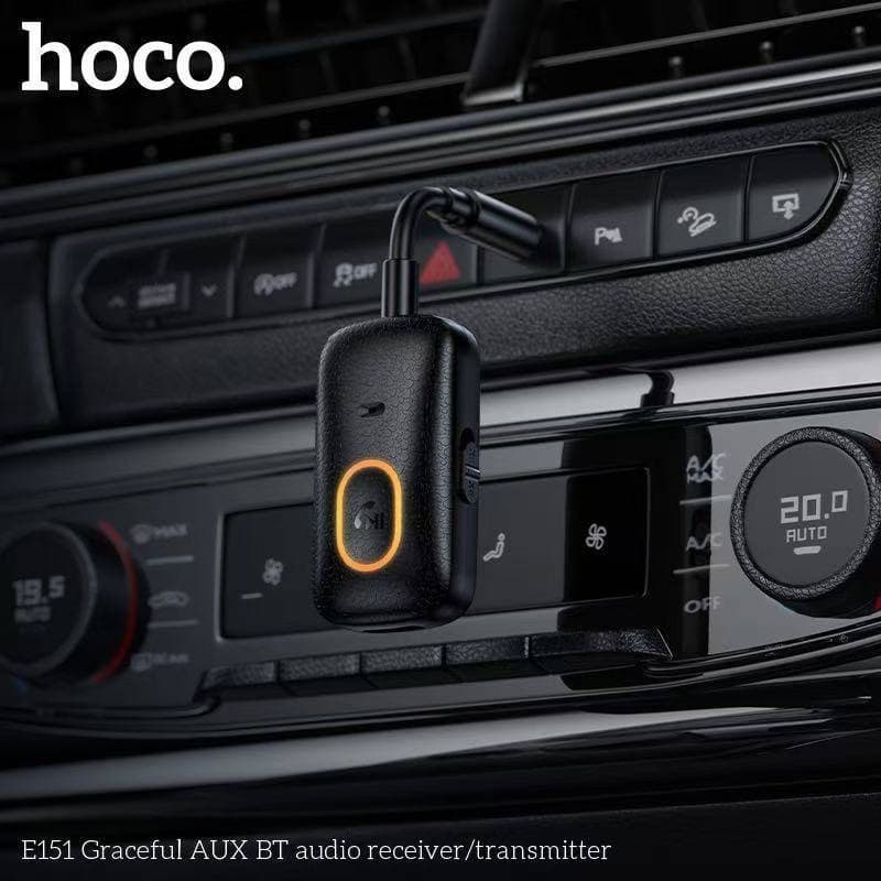 HOCO E151 AUX Transmitter / Receiver อะแดปเตอร์บลูทูธ 2in1 แปลงเครื่องเสียง AUX เป็นไร้สาย รองรับการโทร BT 5.4 hc5 รูปที่ 8