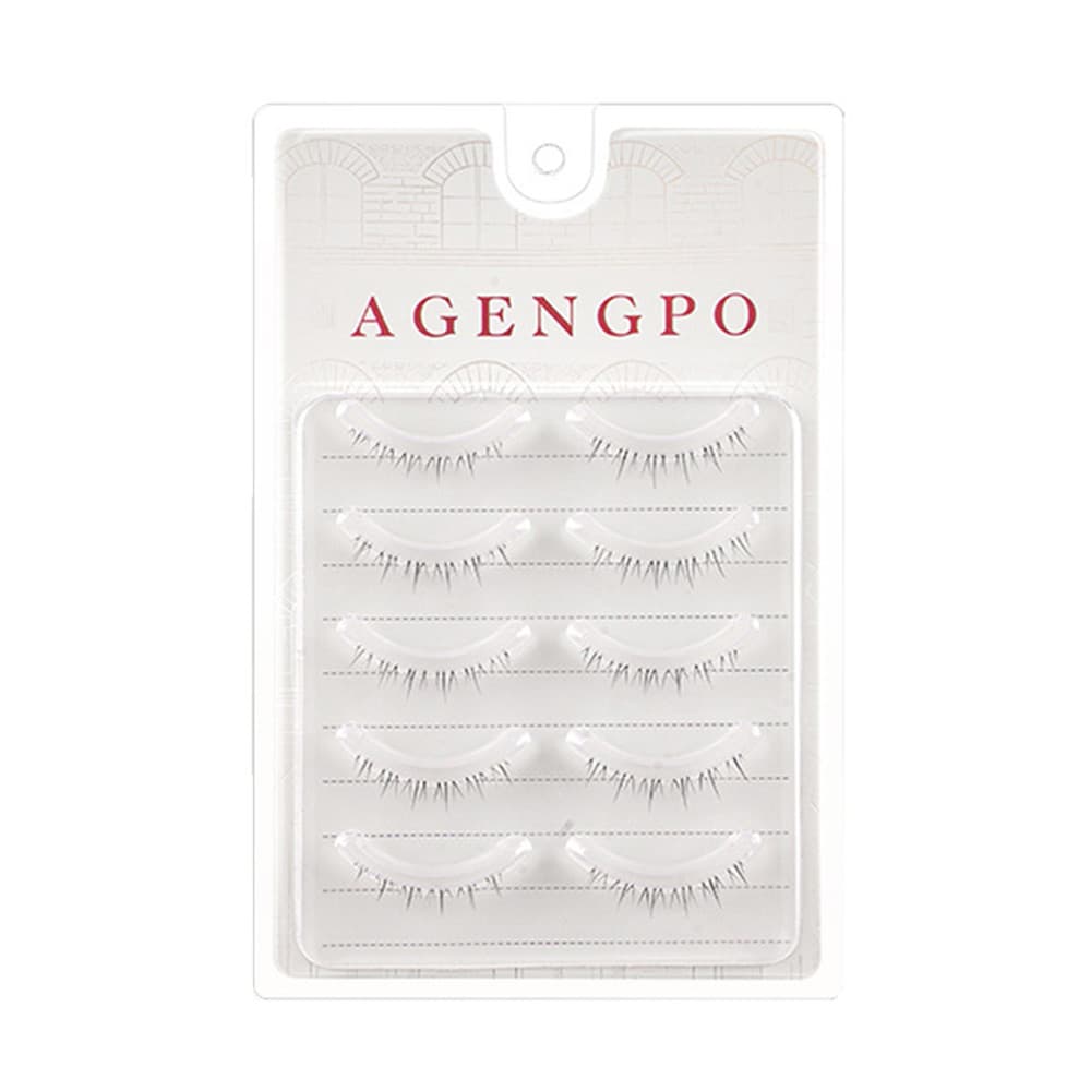 ขนตาล่าง Manga Natural Lash Extension แต่งหน้าทุกวัน 5 คู่ความงาม Wispy Cross รูปที่ 2