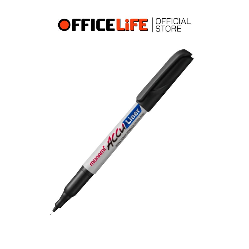 Monami ปากกามาร์คเกอร์ เขียน CD AccuLiner ขนาดหัว 0.5 0.7 1.0 mm. รูปที่ 2