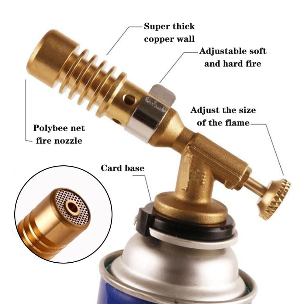 หัวพ่นไฟ หัวพ่นแก๊ส Gas Torch สำหรับแก๊สกระป๋องให้ความร้อนสูง รูปที่ 5