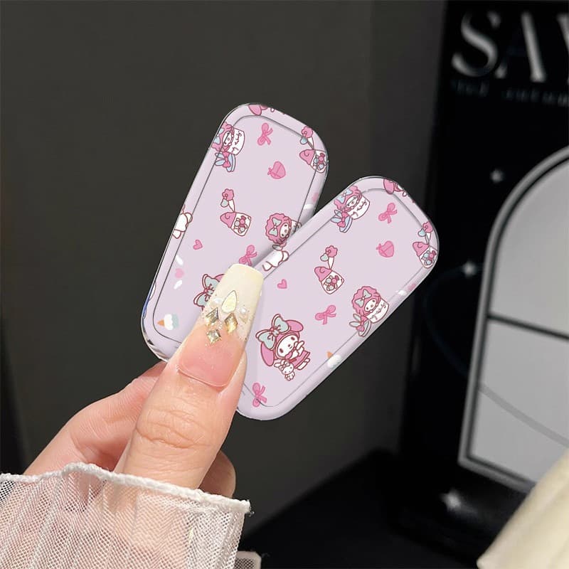 การ์ตูนเคธีแมวเมโรตี้โบว์น่ารักกราฟิติ เคส IPhone 17 11 15 13 14 16 12 Pro Max Air 7Plus X XR 6 8 15 16 14 Plus XS Max รูปที่ 3