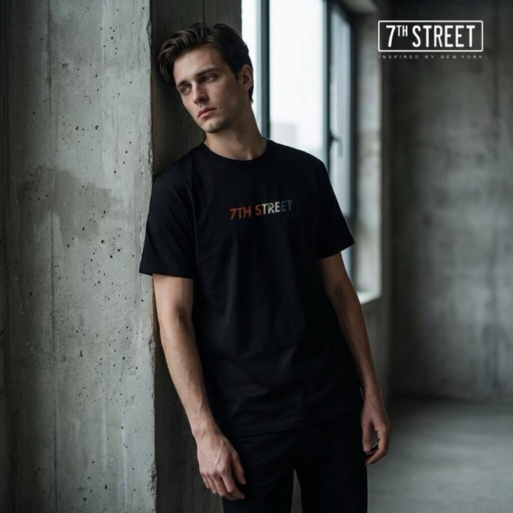 เสื้อยืด 7ᵗʰ Street รุ่น FHD ผ้า Cotton100% นุ่มสบาย ระบายอากาศได้ดี ไซส์ M-3XL Clothing Man ผู้ชาย รูปที่ 1