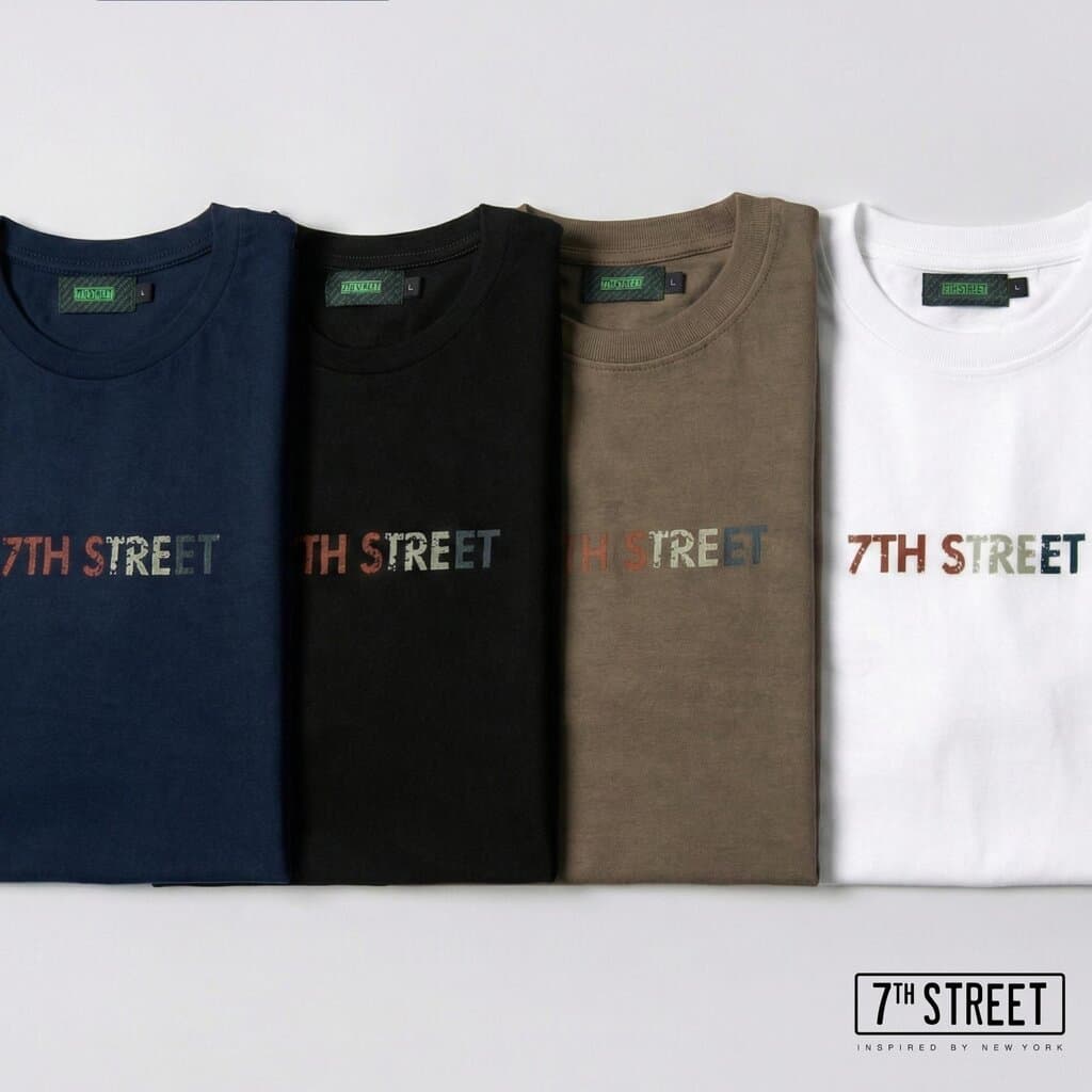 เสื้อยืด 7ᵗʰ Street รุ่น FHD ผ้า Cotton100% นุ่มสบาย ระบายอากาศได้ดี ไซส์ M-3XL Clothing Man ผู้ชาย รูปที่ 4