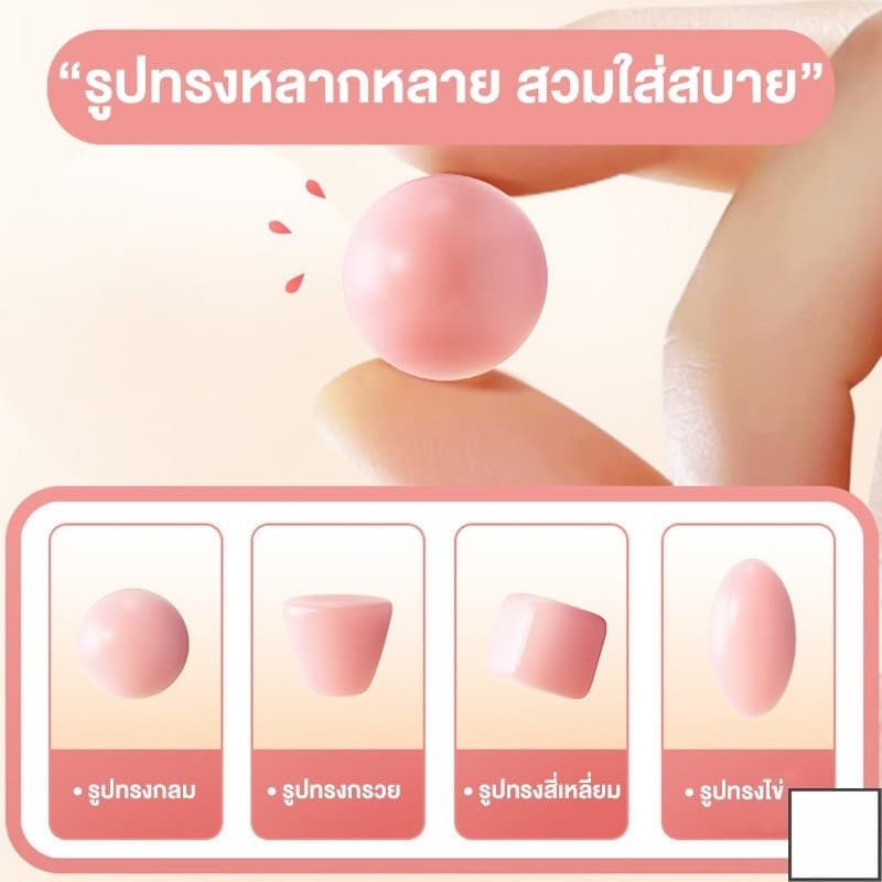 ที่อุดหูซิลิโคนอ่อนนุ่ม ที่อุดหูเวลานอน ซิลิโคนอุดหู ที่ปิดหู กันน้ำ กันเสียงรบกวน ไม่เจ็บหู อุดหูว่ายน้ำ รูปที่ 2