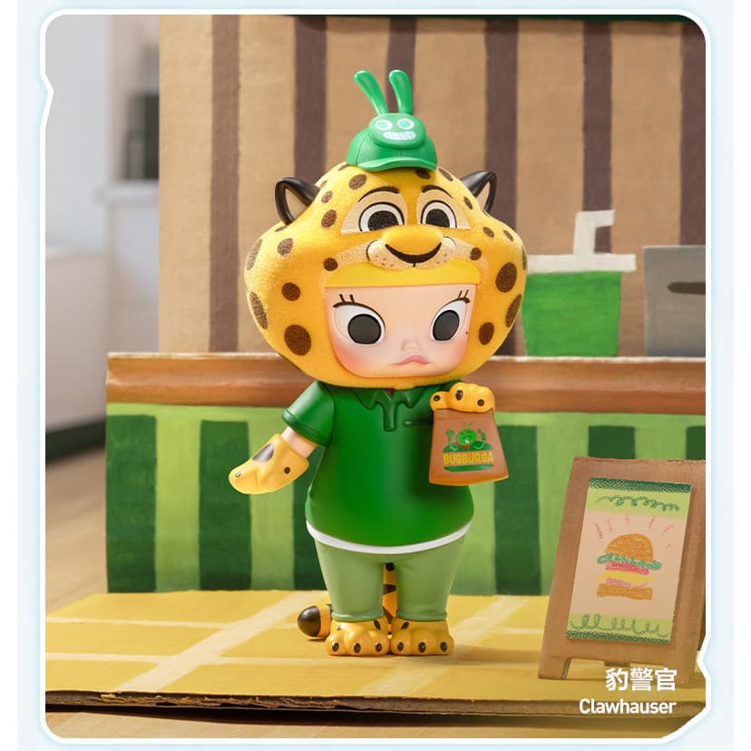 POPMART MOLLY Crazy Zoo Joint Series ฟิกเกอร์ของเล่น Mystery Box Gift รูปที่ 9