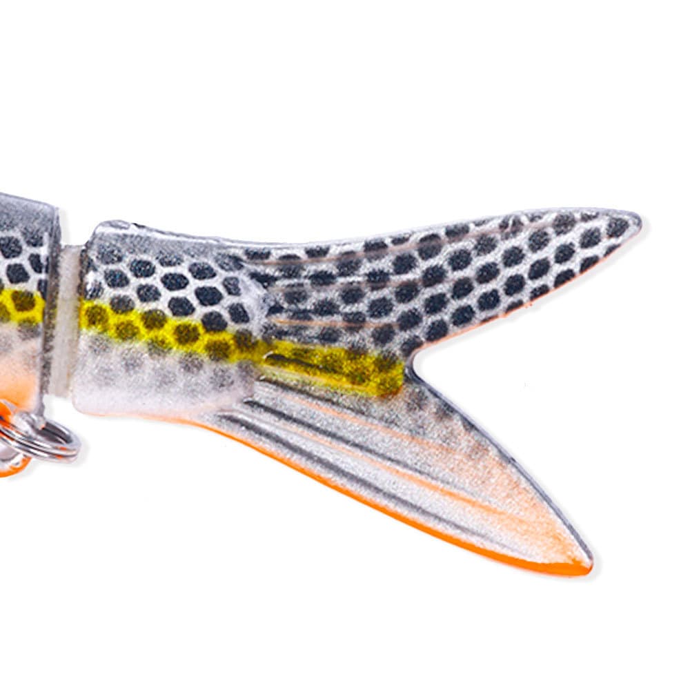 Swimbait เหยื่อปลอม 8 ข้อต่อ 13ซม./20g Sinking จมน้ำ ว่ายน้ำสวย ล่อชะโด-กะพง ส่งจากไทย รูปที่ 8