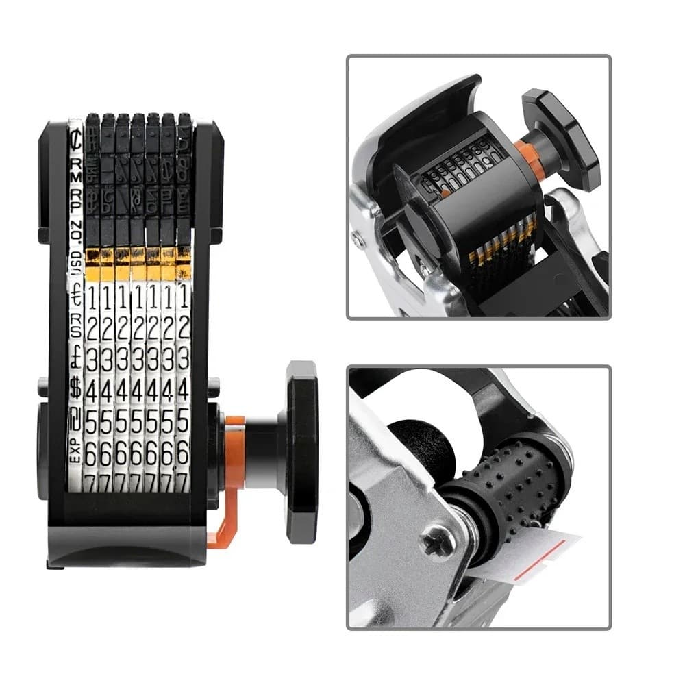 MX-813 เครื่องยิงป้ายราคา อลูมิเนียม โลหะ ปืนยิงราคาสินค้า 7 หลัก Price Labeler ที่ติดป้ายราคา เครื่องยิงราคา เครื่องติด รูปที่ 9