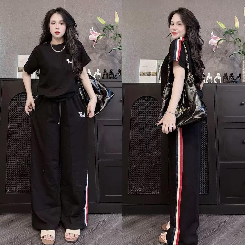 Mayura Stores No.C2091 ชุดเซ็ท2ชิ้น เสื้อแขนสั้น+กางเกงขายาว ชุดเซ็ท เสื้อผ้าแฟชั่น รูปที่ 5