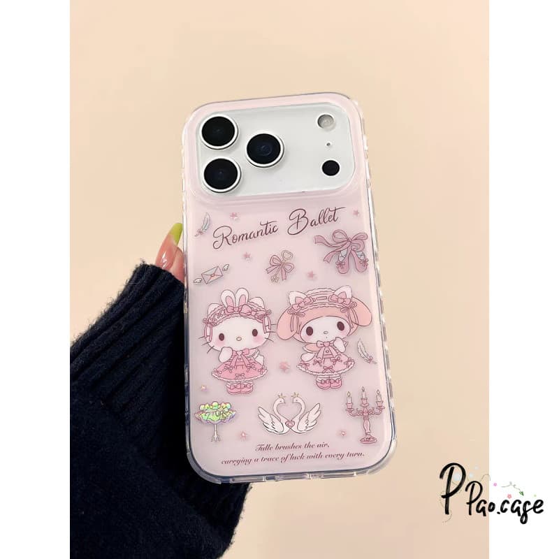 เคสไอโฟน17 Airเคส IMD ลาย Melody โบว์ น่ารัก สไตล์ฮิต สำหรับ IPhone 14 17 13 11 15 12 16 Pro Max 7 8 15 14 16 Plus รูปที่ 2