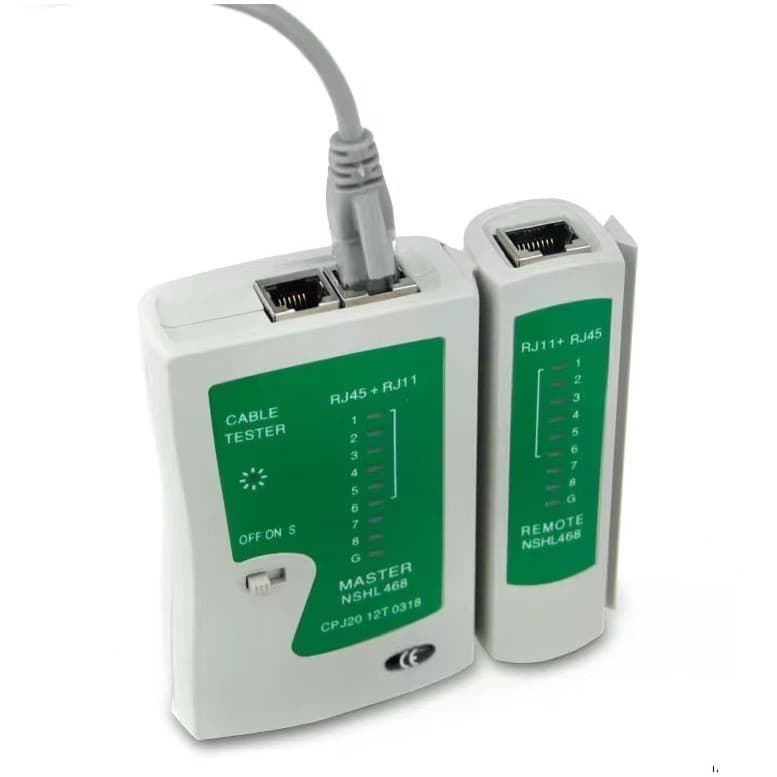 คีมเข้าหัวแลนครบชุด CAT5 CAT6 RJ45 RJ11 พร้อมที่เทสสาย + หัวแลน + บูทแลน + ถ่าน +มีดปลอกสาย+ตัวต่อยาว รูปที่ 6