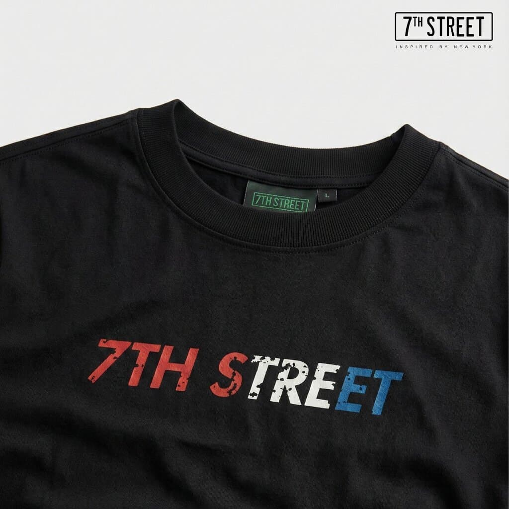 เสื้อยืด 7ᵗʰ Street รุ่น FHD ผ้า Cotton100% นุ่มสบาย ระบายอากาศได้ดี ไซส์ M-3XL Clothing Man ผู้ชาย รูปที่ 2