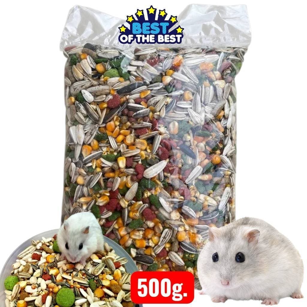 wow อาหารหนูแฮมเตอร์ ธัญพืชรวม ขนาด 500g. จัดส่งทุกวัน รูปที่ 8