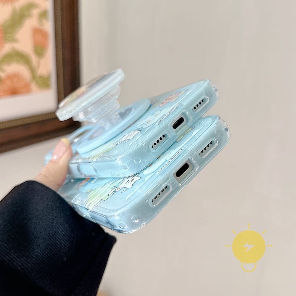 For เคสไอโฟน with Griptok Magnetic TPU Blue Crayon Xiao Xin เคส Phone Case For iPhone 17 Pro Max 16 15 14 13 Cover Aesthetic Korean Cute รูปที่ 8