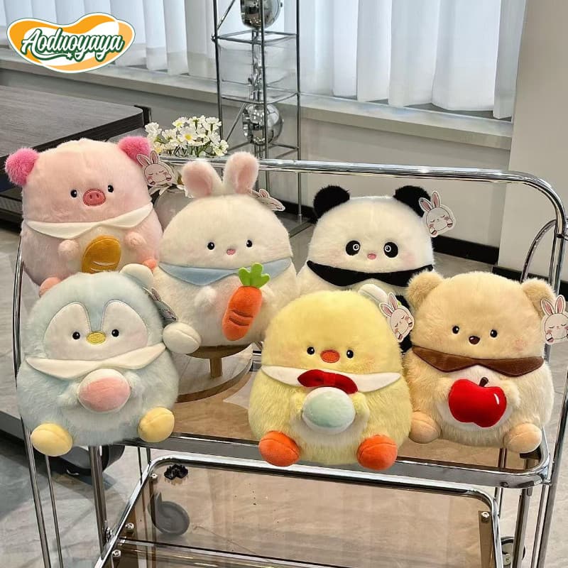 Aoduoyaya ตุ๊กตาหมู/ตุ๊กตาหมี ของเล่นตุ๊กตาน่ารัก นุ่มนิ่มสุดๆ ของเล่นเด็ก ของขวัญสำหรับเด็ก 22CM รูปที่ 4