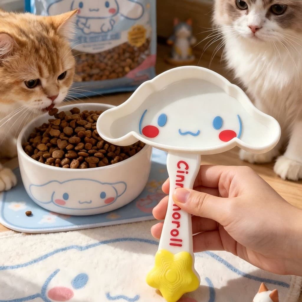 น่ารักมูลค่าสูงอาหารแมวอาหารสุนัขช้อนวัดช้อนอาหารสัตว์เลี้ยงช้อน รูปที่ 7