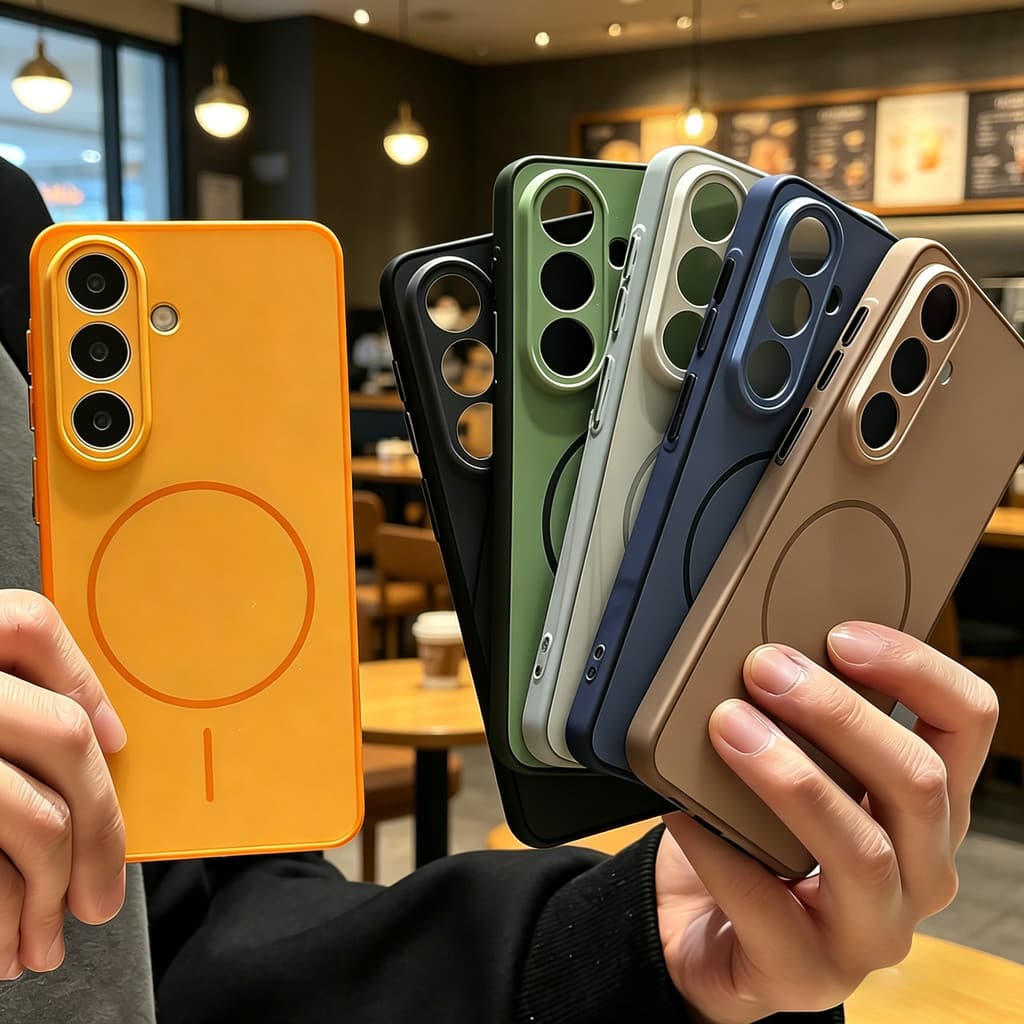 เคส Samsung Galaxy A34 A24 A14 A73 A53 A33 A31 A23 A22 A13 A12 A03 A03S A72 A71 A51 A52 4G 5G สีตัดกัน ผิวด้าน นุ่มลื่น กันรอย รูปที่ 8