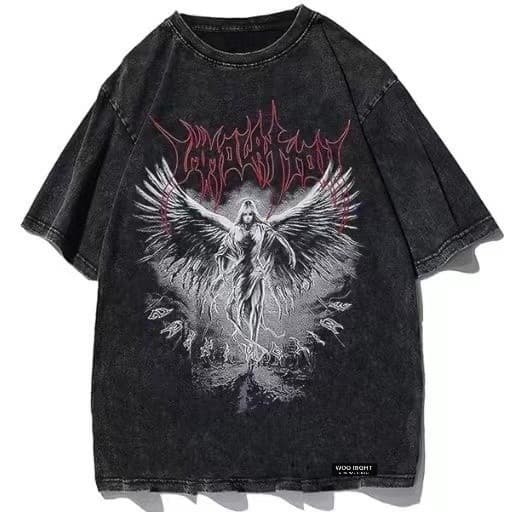 Woo Right 280g เสื้อวินเทจงานฟอก ลายเท่ๆ ขายถูก รูปที่ 8