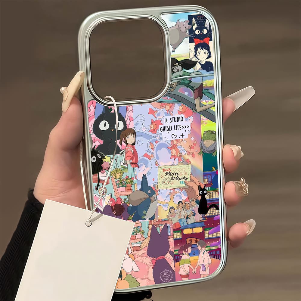 เคสไอโฟน11 ภาพประกอบอนิเมะโดยมิยาซากิ ฮายาโอะ For IPhone 17 13 16 15 12 14 Pro Max Case XR 7Plus X 16 14 15 Plus XS Max รูปที่ 8