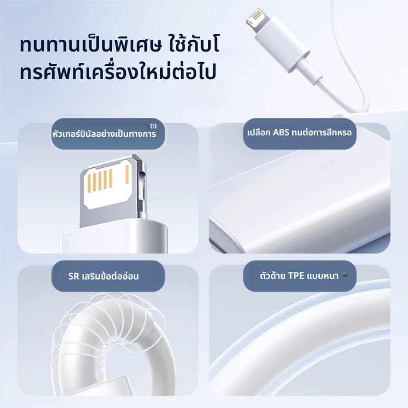 สายชาร์จ ชาร์จไว PD 20W Fast Charge รูปที่ 2