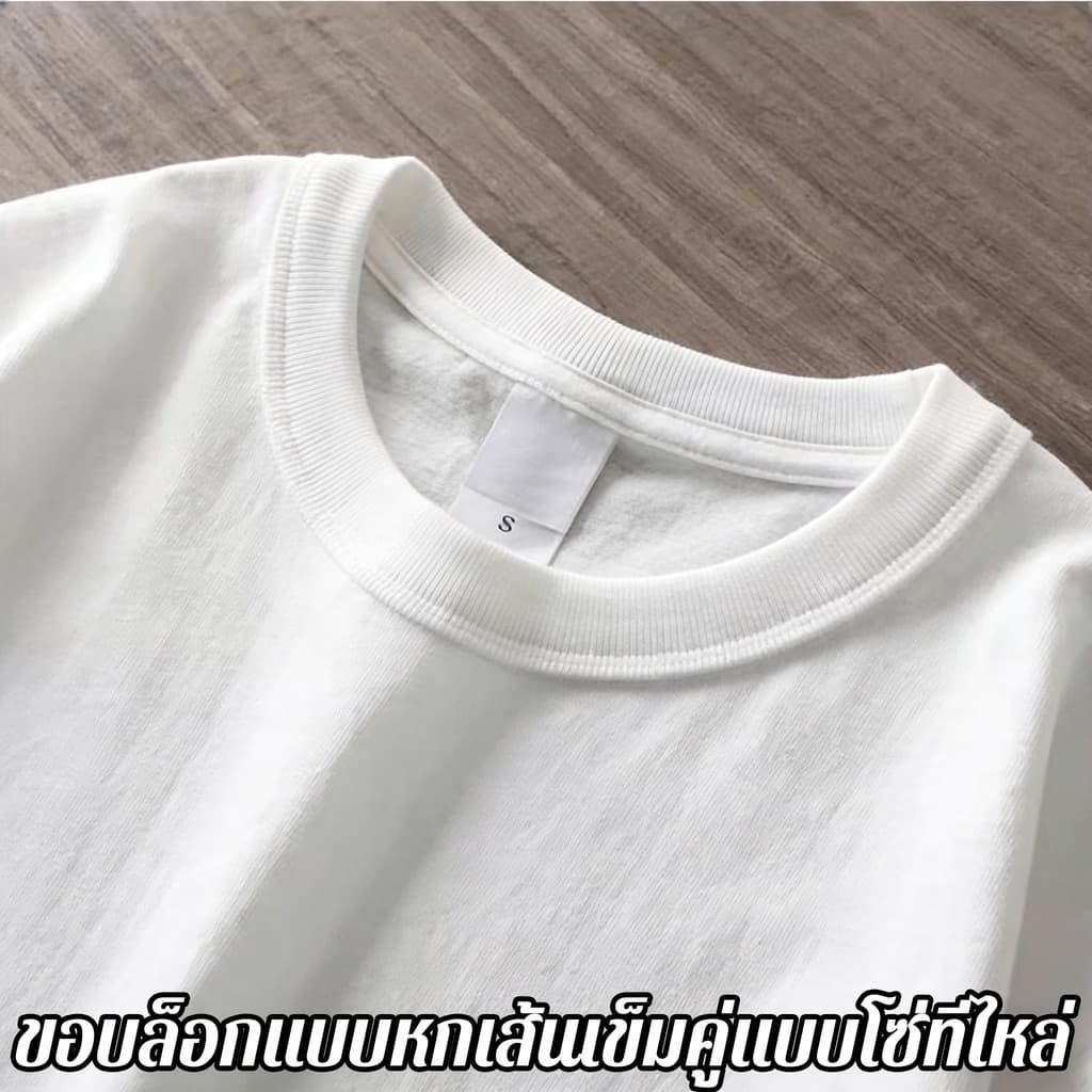 เสื้อยืดแขนสั้นพิมพ์ลายตัวอักษรสไตล์อเมริกันผ้าฝ้ายแท้ฤดูร้อนดีไซน์สไตล์ใหม่ทรงสลิมฟิต รูปที่ 5