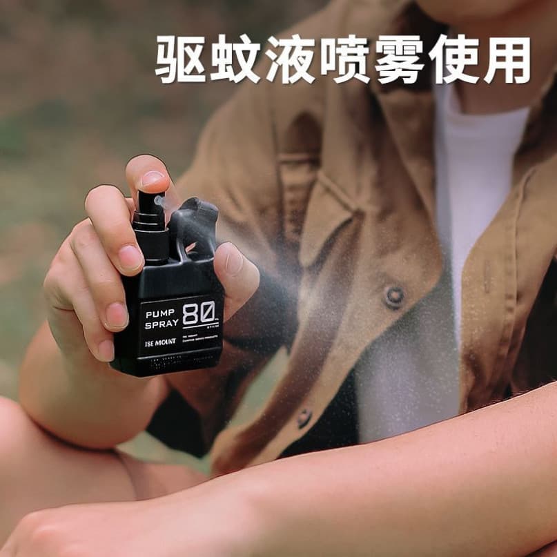 ขวดสเปรย์แบบพกพา 80ml รดน้ําขนาดเล็กสามารถแขวนหัวเข็มขัดประเภทกดแอลกอฮอล์ฆ่าเชื้อ Camping ยากันยุง Sub-Bottling ยุทธวิธีสไตล์ รูปที่ 2