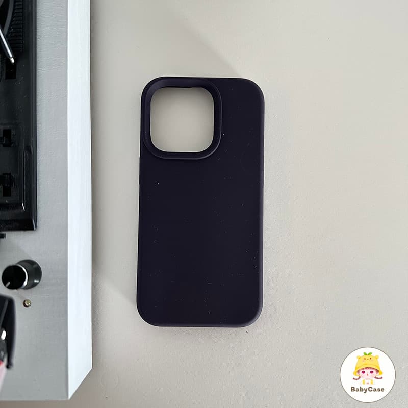 สำหรับ IPhone 17 AIR 13 16 11 15 14 12 Pro Max 15 Pro เรียบง่าย ins น่ารักสีทึบฤดูใบไม้ผลิหญิงสาวหัวใจป้องกันการตกกระชับ รูปที่ 3