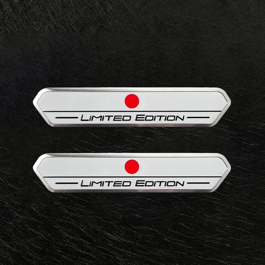 4 ชิ้น JDM ญี่ปุ่น Limited Edition 3D โลหะสติกเกอร์รถธงญี่ปุ่นป้ายสัญลักษณ์สําหรับรถจักรยานยนต์อัตโนมัติ รูปที่ 8