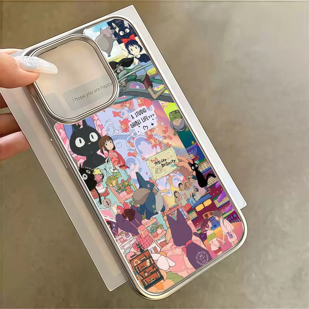 เคสไอโฟน11 ภาพประกอบอนิเมะโดยมิยาซากิ ฮายาโอะ For IPhone 17 13 16 15 12 14 Pro Max Case XR 7Plus X 16 14 15 Plus XS Max รูปที่ 2