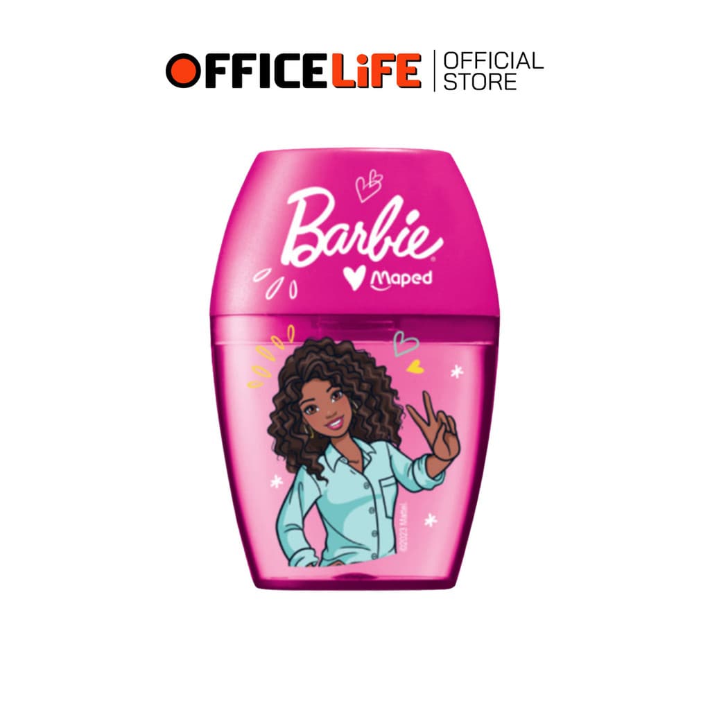 maped กบเหลาดินสอ 1 ช่อง ลายบาร์บี้ Barbie รุ่น SH/034023 รูปที่ 5