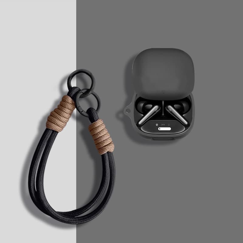 เคสซิลิโคนกันกระแทกพร้อมเชือก สําหรับ Soundcore Buds, Liberty 5, Liberty 4/Liberty 4 Pro รูปที่ 1