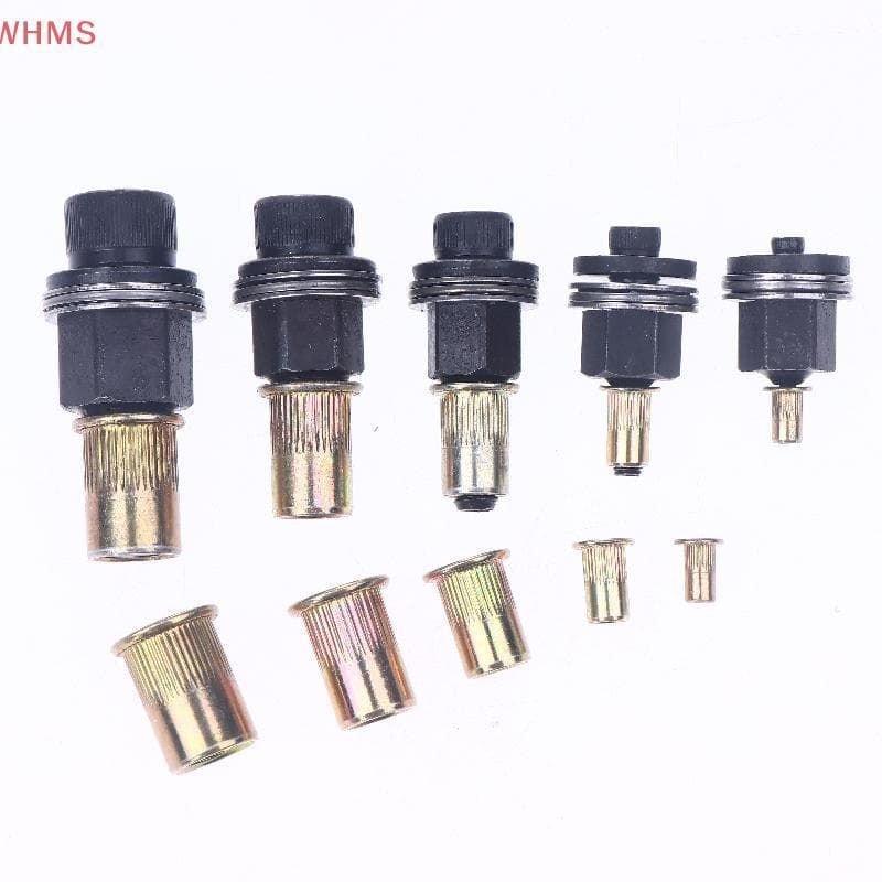 11 ชิ้นคู่มือ Riveter Nut เครื่องมืออุปกรณ์เสริมสําหรับถั่ว M3 M4 M5 M6 M8 M10 M12 ง่ายติดตั้ง Hand Rivet Nut รูปที่ 9