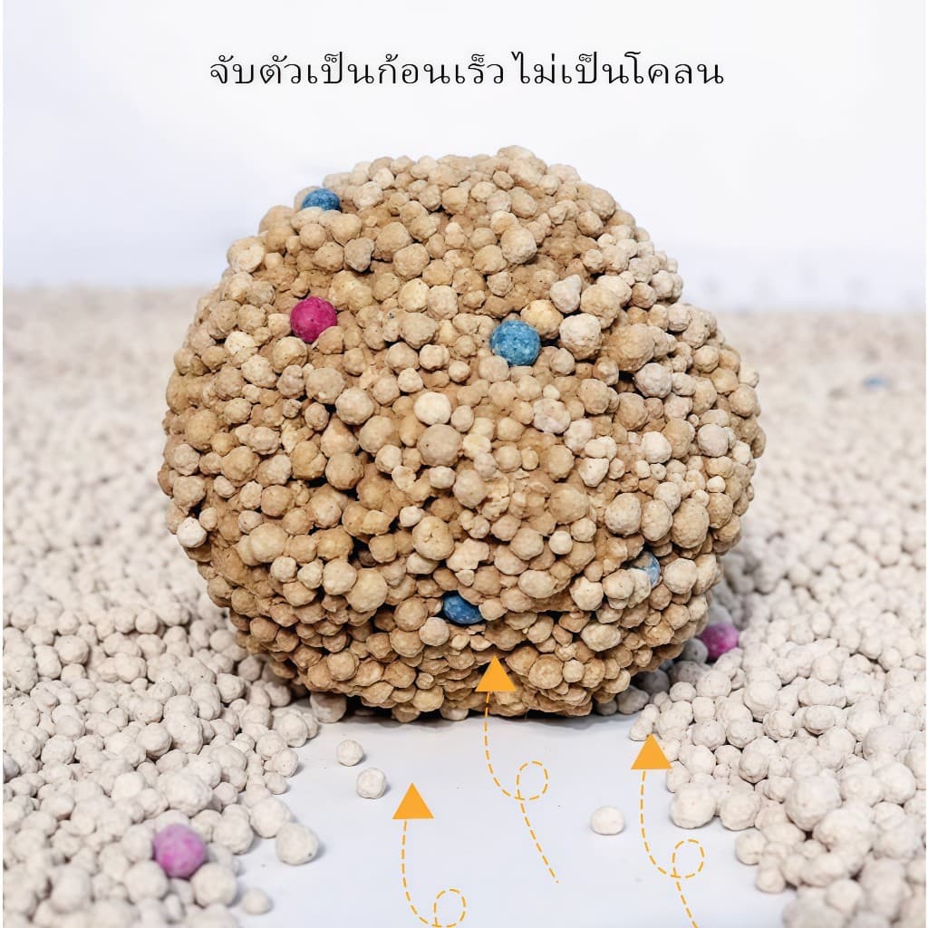 ทรายแมว Fluffy PAW 10 ลิตร ดับกลิ่นดี - Bentonite Cat Litter 10 L รูปที่ 8