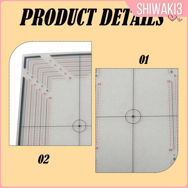 PSA Card Grading Centering Tool บัตรการค้า Grading Plate การ์ดเทรดดิ้งเครื่องมือวัด Robust Construction แบบพกพา PET ยาวที่เชื่อถือได้ Centering รูปที่ 2