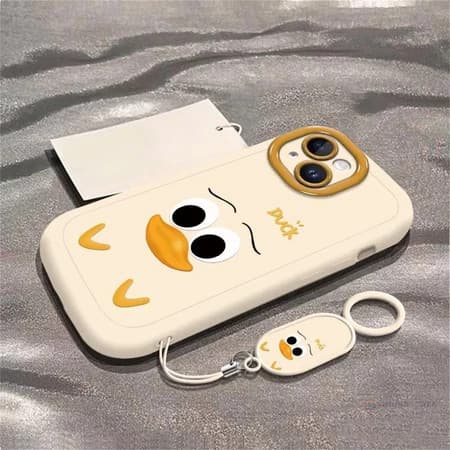 เคส สำหรับ OPPO A384G A164G/A16S4G A174G A532 A33 A32 2020 A5S 4G A15S 4G A74 A54 A57 2022 case，เคสออปโป้，เป็ดน่ารัก รูปที่ 1